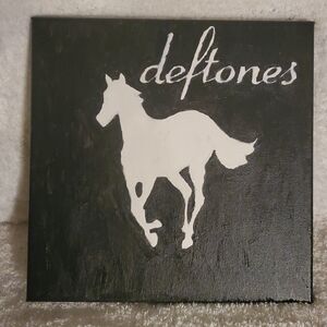 Black and White Horse Canvas Art